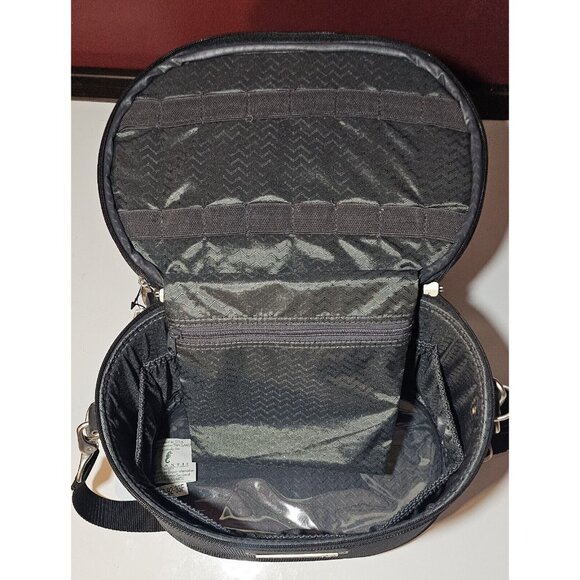 Vintage Atlantic Cosmetic Travel Bag Make Up Toiletries Case Lockable With Strap - Picture 9 of 11